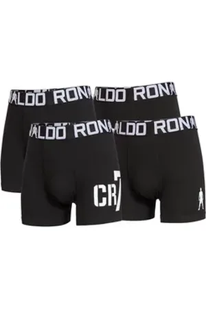 CR7 - Cristiano Ronaldo CR7 Boxer Jungen Boxershort 4er Pack Baumwolle (Packung, 4er Pack) schwarz 104/110