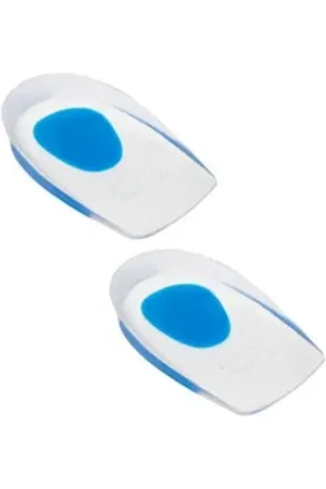 MALATEC Orthopädische Schuheinlagen Geleinsätze Silikoneinsätze (Spar-Set, 2-tlg., praktisch bequem), weniger Fußschmerzen weiß
