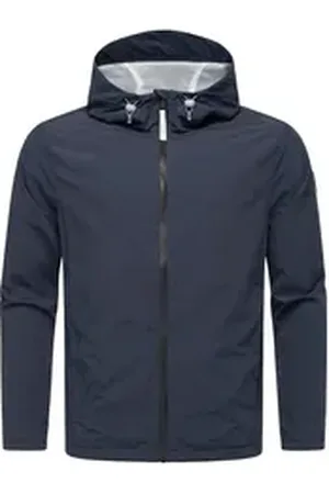 Ragwear Outdoorjacke Lewie Übergangsjacke mit wasserdichtem Reißverschluss blau S (48)