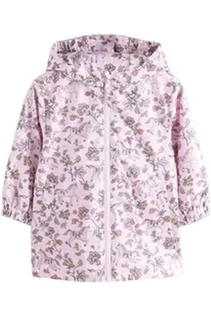 Next Regenjacke Wasserabweisende Cagoule-Jacke mit Print (1-St) rosa 86-92 (1,5-2 J.)