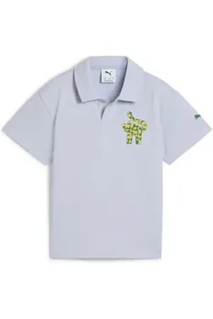 PUMA Poloshirt Cats Club Pique-Poloshirt Kinder blau 104
