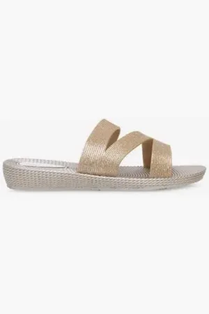 Jenny Fairy Damen Flip-Flops 38 silberfarben 5905588621072 Badepantolette silberfarben 38 EU