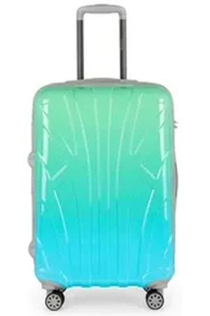 SUITLINE Koffer S1, 4 Rollen, mittelgroßer Hartschalen-Koffer Check-In Reisekoffer TSA 68 L schwarz
