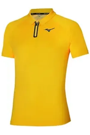 Mizuno Poloshirt Tennis Shadow gelb XXL
