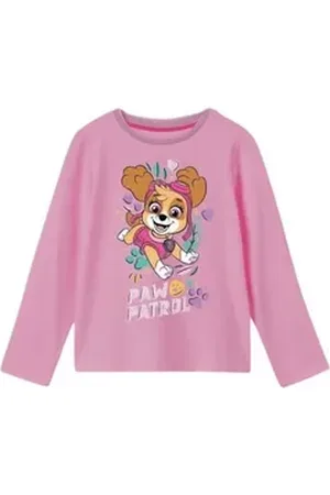 Paw Patrol Langarmshirt Langarmshirt für Mädchen – Perfektes Shirt für jeden Tag rosa 5 Jahre