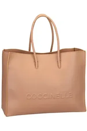 Coccinelle Shopper Myrtha Maxi Log beige