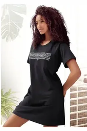 KangaROOS Bigshirt mit Slogan-Frontdruck schwarz 44/46