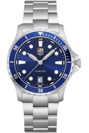 Luminox Quarzuhr Sport Timer Stahl/Blau blau