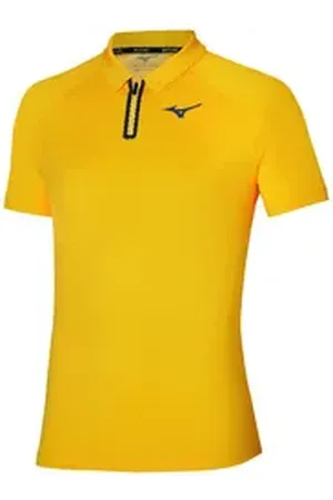 Mizuno Poloshirt Tennis Shadow gelb S