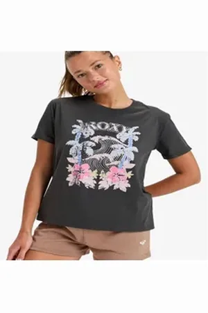 Roxy Print-Shirt Oceanregular Poster - T-Shirt für Frauen M, Phantom