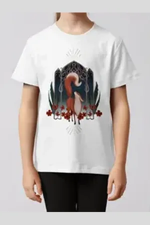 wat? Apparel T-Shirt Der wunderschöne Fuchs weiß 116