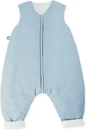 Julius Zöllner Babyschlafsack denim Jumper gefüttert Musselin 80 (Packung, 1 tlg), Jumper gefüttert Musselin 80 bunt