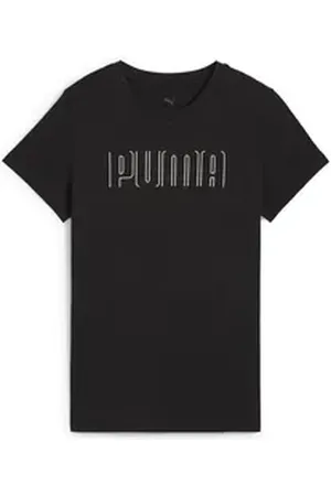 PUMA T-Shirt SPORT T-Shirt mit Grafik Damen schwarz L