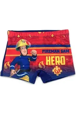 Feuerwehrmann SAM Badehose Feuerwehrmann Hero Schwimmhose - Jungen Bademode Gr. 92- 116 cm blau|bunt 98 cm