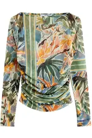 Next Langarmshirt Langärmeliges Top mit Raffung (1-tlg) rosa 42 (GB: 14)