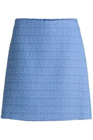 HUGO BOSS Midirock blau 34