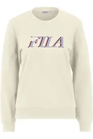 Fila Kapuzenpullover Lokeren Graphic Crew Sweat weiß L