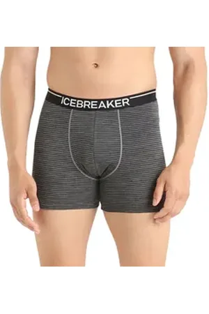 Icebreaker Boxershorts Underwear Mens Anatomica Boxers - Merinowolle Boxershorts schwarz L
