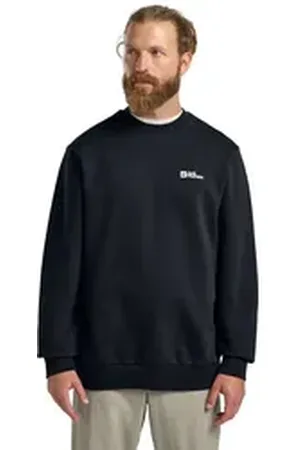 Jack Wolfskin Langarmshirt ESSENTIAL CREWNECK M blau XXXL (60)