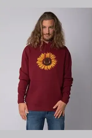 wat? Apparel Hoodie Sonnenblume rot XL