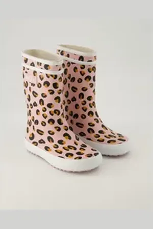 Aigle Lolly Pop Play Leopard Gummistiefel rosa 34 EU