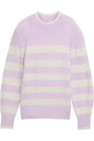 TOM TAILOR Stehkragenpullover beige|lila M