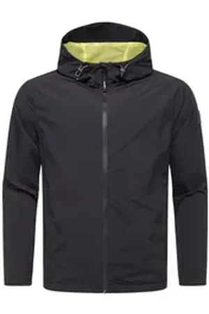 Ragwear Outdoorjacke Lewie Übergangsjacke mit wasserdichtem Reißverschluss schwarz L (52)