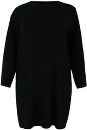 Yoek A-Linien-Kleid Damen Kleid mit Langarm schwarz 38/40