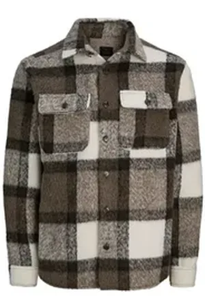 JACK & JONES Langarmhemd grau L