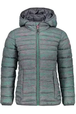 CMP Outdoorjacke Mädchen Jacke Girl Jacket Zip Hood 39Z0175 grau 110
