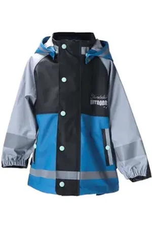 Sterntaler ® Regenjacke Funktions-Regenjacke uni (1-St., Kinder Regen- und Matschjacke mit süßen Motiven) Regenjacke Kinder mit Kapuze, Funktionsjacke Kinder bunt|grün 110