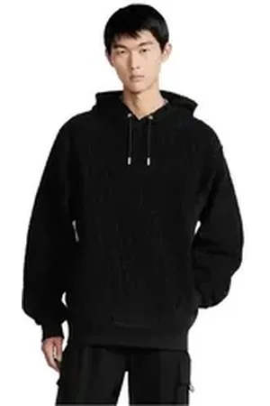 Dior Rundhalspullover Oblique Kapuzenpullover Schwarz Herren schwarz L