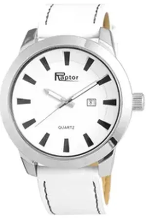 Raptor Quarzuhr Chock Herrenuhr "Chock" mit Oberseite Echtleder
