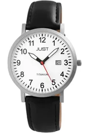 Just Watch Quarzuhr JU20041 Herren Titan Uhren mit Echtlederband im 3er-Set, 5%