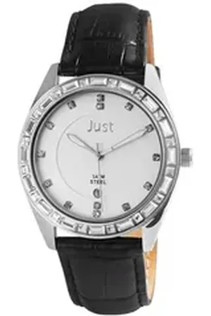 Just Watches Quarzuhr Brandy Mit Echtlederband, Similibesatz, inkl. Geschenkbox