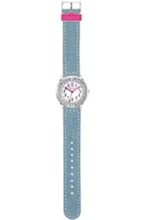 Scout Quarzuhr The Darling Collection, Armbanduhr, Kinderuhr, Geschenkidee, Schulanfang, Mädchen, Glitzer blau