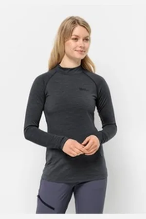 Jack Wolfskin Langarmshirt KAMMWEG L/S W grau XL (46)