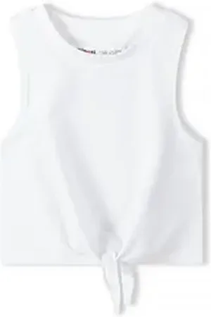 Minoti Tanktop Trägertop mit Knotendetail (12m-14y) weiß 80-86cm