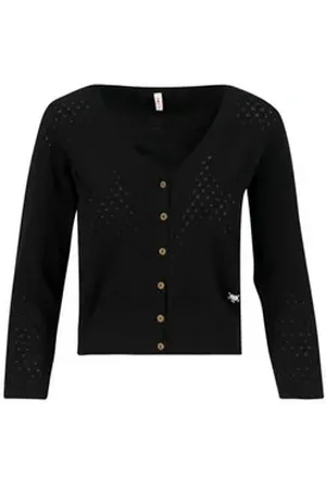 Blutsgeschwister Cardigan Sweet Petite traditional black knit schwarz L