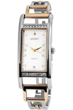 Akzent Quarzuhr SS8723000003 Damenuhr mit Metallarmband