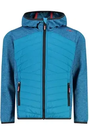 CMP Outdoorjacke Jungen Jacke Hybrid Jacket Fix Hood 32H5494 blau 110
