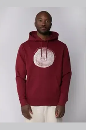 wat? Apparel Hoodie Baumscheibe rot XL