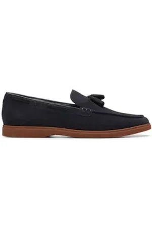 Clarks Torford Tassel Mokassin blau 42 EU
