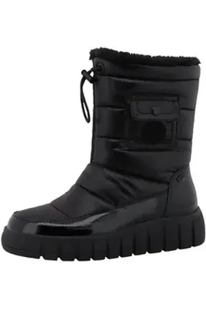 TOM TAILOR Snowboots, Keilabsatz, Winterboots, Winterstiefel mit Innenreißverschluss schwarz 37 EU