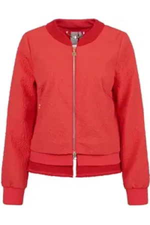 Sportalm Kitzbühel Blouson mit Lagen-Look im Saum rot 44