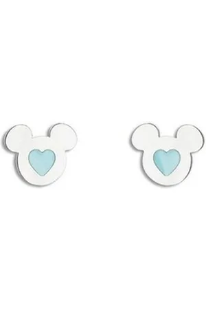 Disney Jewelry Paar Ohrstecker Ohrstecker Mickey Mouse (kein Set, inkl. Schmuckbox) blau|schwarz