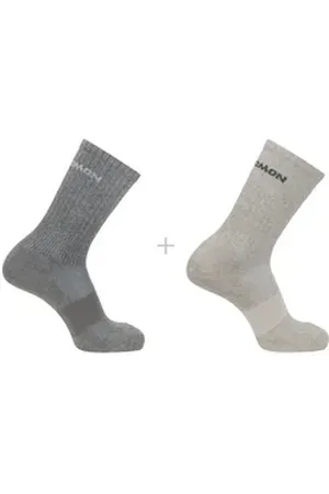 Salomon Sportsocken EVASION CREW 2-PACK grau XL (45/47)
