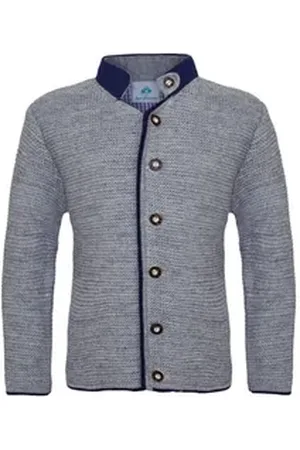 Isar Trachtenjacke Trachtenjacke Kinder - LIAS - hellgrau grau 116