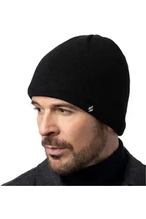 Heat Holders Strickmütze Herren Beanie Thermomütze schwarz