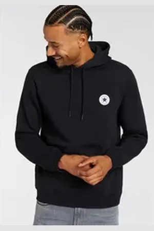 Converse Kapuzensweatshirt GO-TO CHUCK TAYLOR PATCH HOODIE (1-tlg) schwarz XL